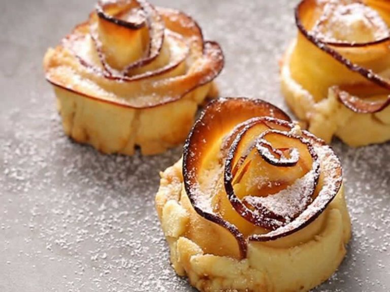 Roses feuilletées aux pommes avec thermomix