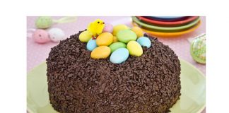 Gâteau au chocolat de Pâques avec Thermomix