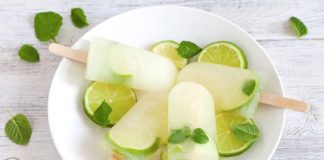 Bâtonnets glacés Mojito