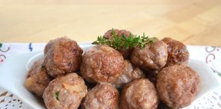 boulettes de viande cuites au varoma