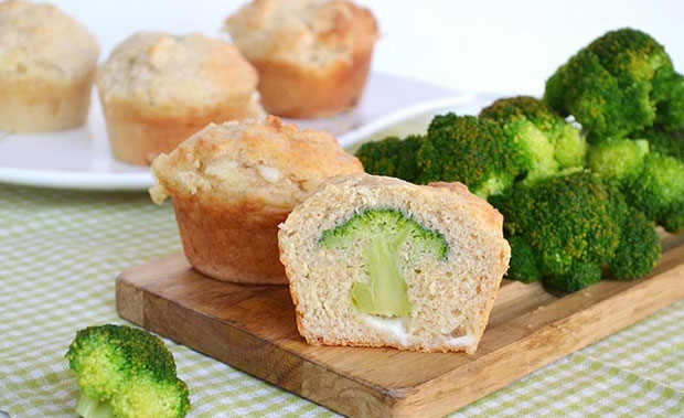 Muffins aux brocolis Weight Watchers