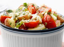 Salade de pommes de terre et tomates Weight Watchers