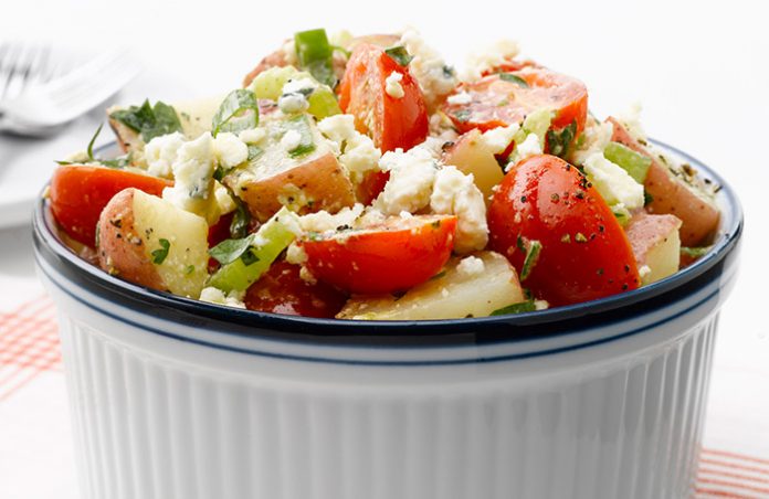 Salade de pommes de terre et tomates Weight Watchers