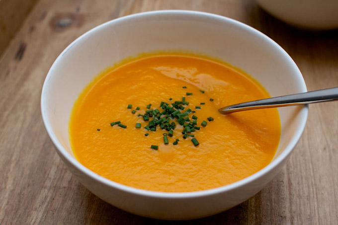 Soupe de carotte et gingembre