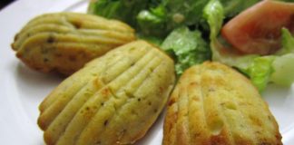 Madeleines salées aux courgettes Weight Watchers