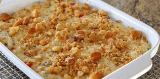 Crumble de courgette au poulet avec Thermomix