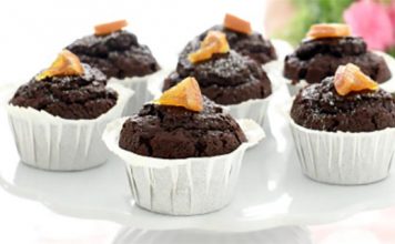 Muffins au chocolat et à l’orange avec Thermomix