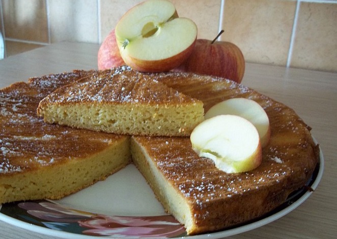 Gâteau aux pommes sans matière grasse - Recettes légères