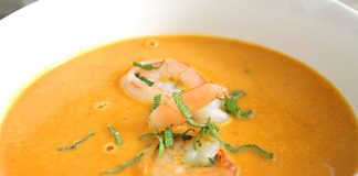 Bisque de crevettes au Thermomix