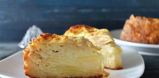 Gâteau invisible aux pommes avec Thermomix , Recette Thermomix