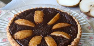 Tarte aux poires et au chocolat avec Thermomix