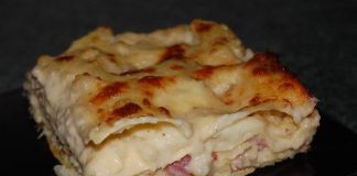 Lasagnes au chou-fleur et jambon avec Thermomix