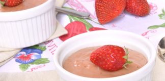 Crème dessert aux fraises avec Thermomix