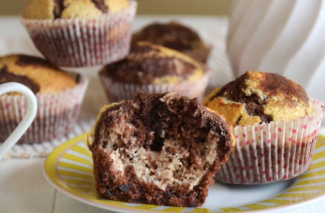 Muffins Marbres Sans Gluten Au Thermomix Plat Et Recette