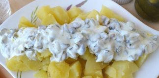 salade de pommes de terre à la sauce yaourt WW