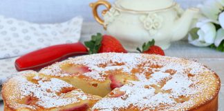 Clafoutis aux fraises avec Thermomix