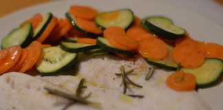 Filets de poisson et ses légumes au Varoma
