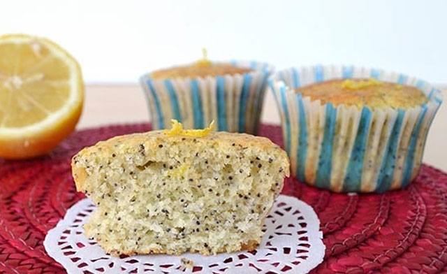 Muffins Legers Au Citron Et Graines De Pavot A 2 Sp Plat Et Recette