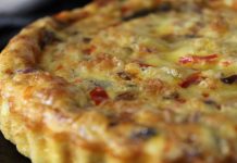Quiche Sans Pâte au Thon et Champignons WW