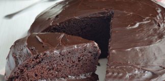 gâteau au chocolat avec ganache au Thermomix