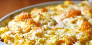 gratin de butternut au Curry WW