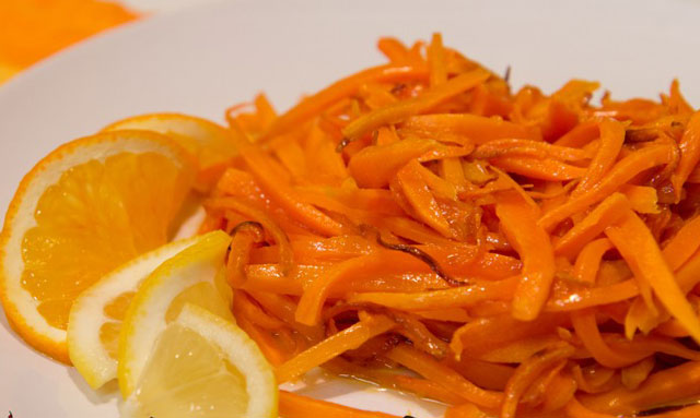 Poêlée de carotte au Jus d'Orange WW