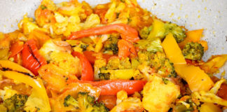 poêlée de légumes au curry WW
