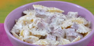 pâtes au jambon et au yaourt WW
