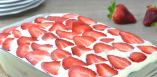 Tiramisu aux Fraises et au Chocolat Blanc au Thermomix