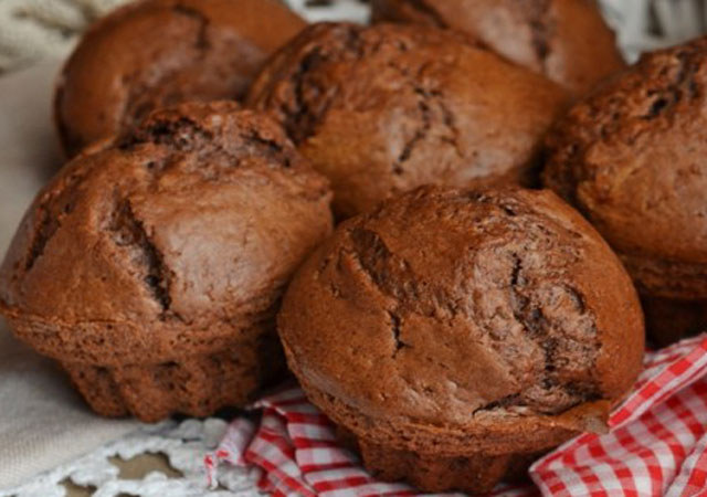 Muffins Légers au Chocolat et Ricotta WW