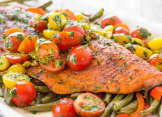 Saumon aux légumes avec Cookeo