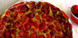 clafoutis aux fraises WW