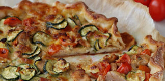 Tarte Légère au Thon et Courgettes WW