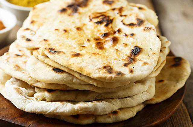 naans légers au fromage blanc WW