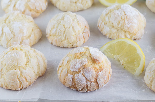 Biscuits Craquelés au Citron et au Yaourt WW