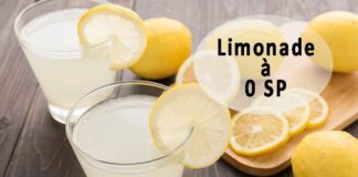 limonade au citron sans sucre WW, une savoureuse limonade légère avec un délicieux goût de citron, facile et rapide à réaliser
