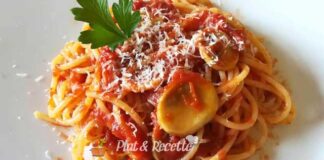 one pot pasta tomates et champignons WW un savoureux plat léger à base de pâtes cuites à la poêle facile et rapide idéal pour un repas léger