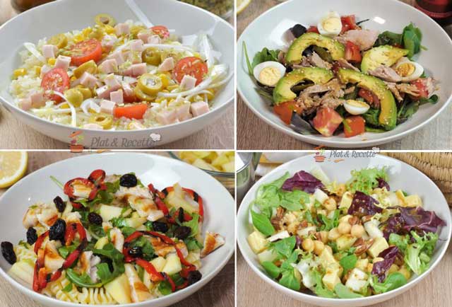 4 Recettes de Salades Légères et Minceur