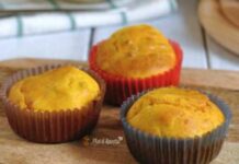 Muffins au Potiron et Lardons ww