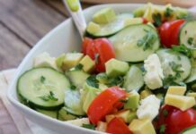Salade Légère à l'Avocat et Feta ww