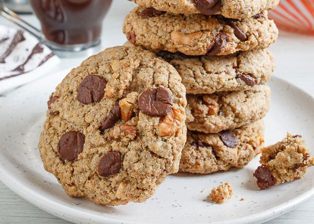 Cookies aux flocons d'avoines, de savoureux cookies légers à base de flocons d'avoines, facile et simple à réaliser pour un goûter léger.