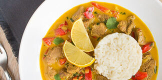 Curry de Veau au Lait de Coco ww