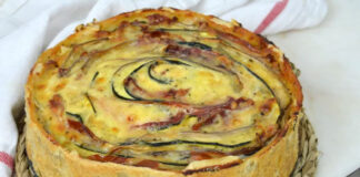 Tarte Spirale Courgettes et Jambon WW