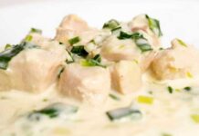 poulet à la crème ww
