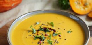 Soupe de Potiron au Lait de Coco ww