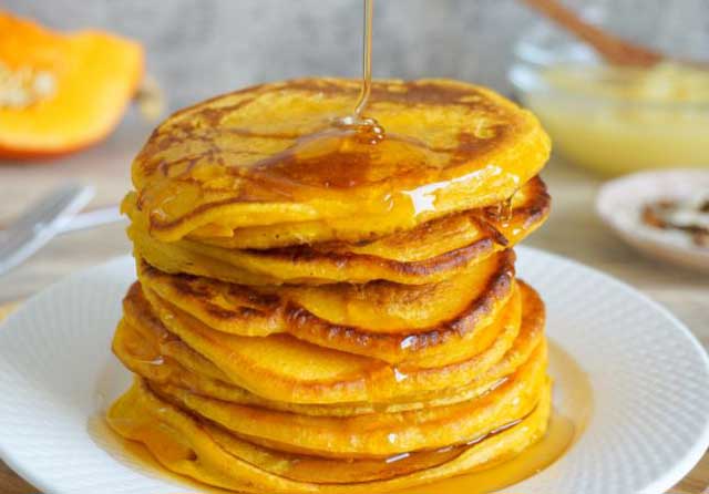 Pancakes au Potiron ww