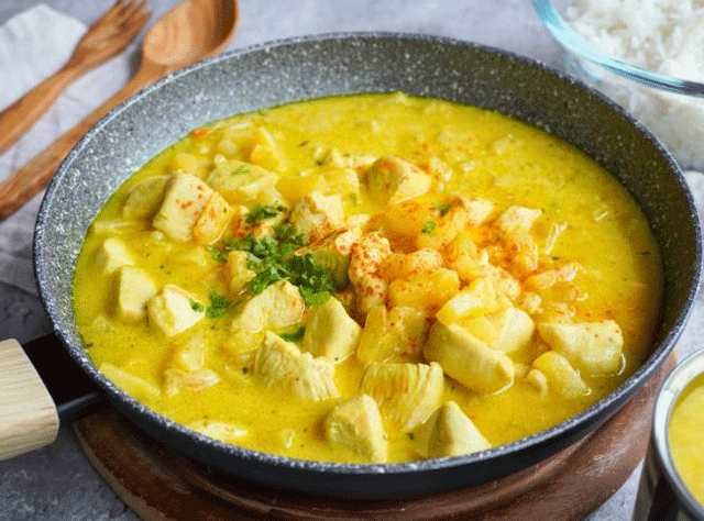 Curry de Poulet à l'Ananas ww