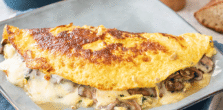 Omelette aux Champignons et Fromage ww