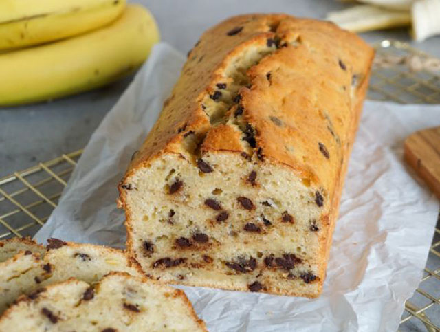 Cake Bananes aux Pépites de Chocolat