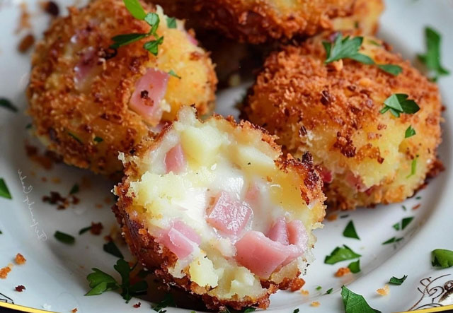 Croquettes de Jambon et Pommes de Terre